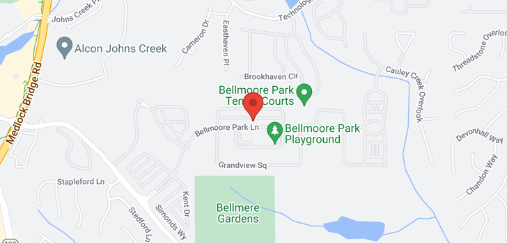 map of 6120 Bellmoore Park Ln